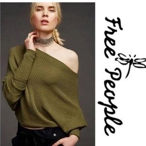🌼HP!!🌼Free People Slouchy Cowl Neck Sweater Size Small